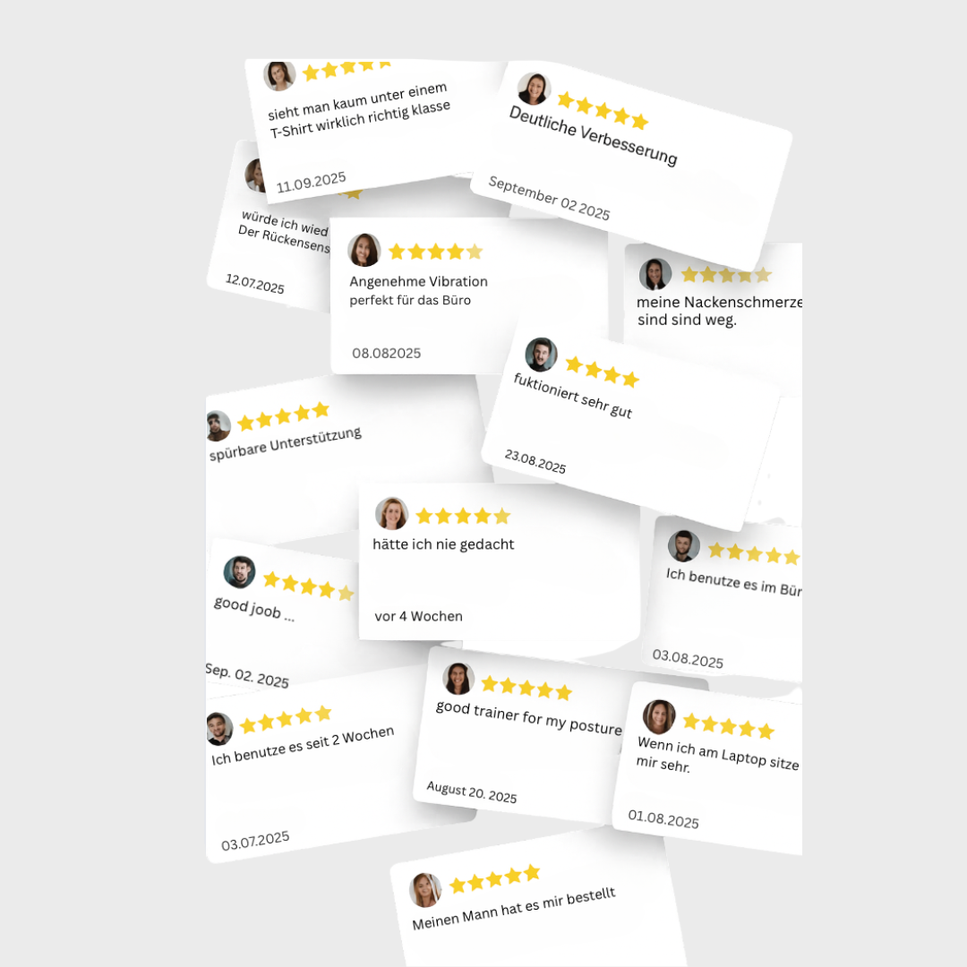 V-PRO Rückenkorrektursensor, für eine gesunde und stolze Haltung