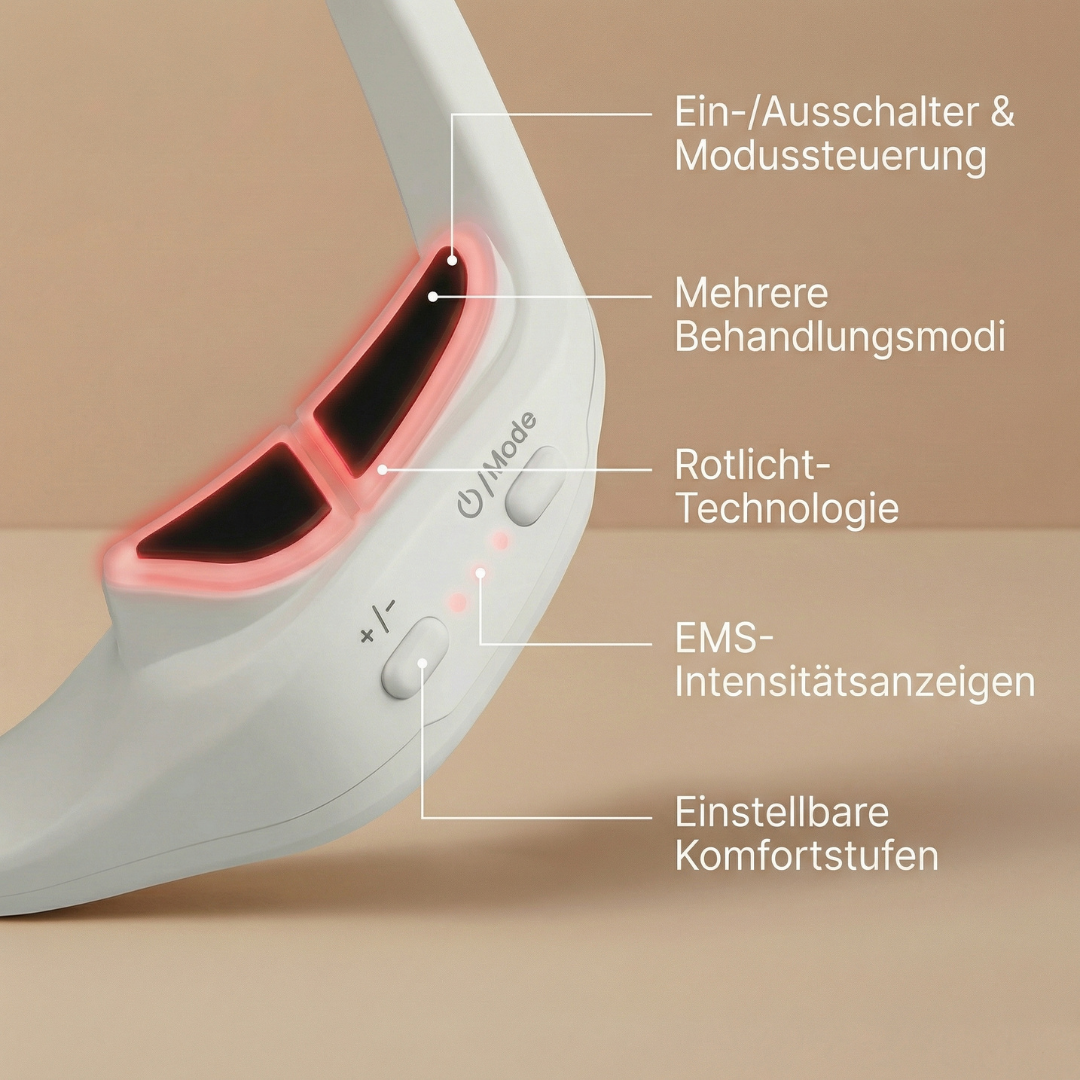 LUMIVUE™ Eye Recovery Pro Innovatives Augenpflegegerät mit Massage- & Lichttechnologie