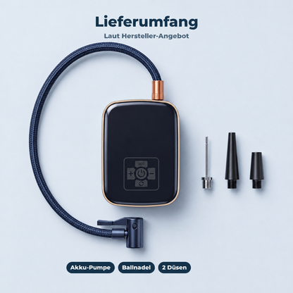 Lieferumfang Akku-Reifenpumpe